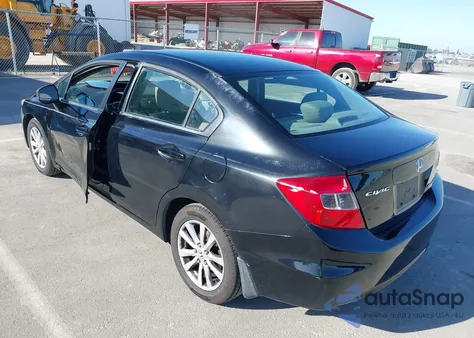 2012 Honda Civic Ex-L z USA, uszkodzony, nr VIN 2HGFB2F93CH509782